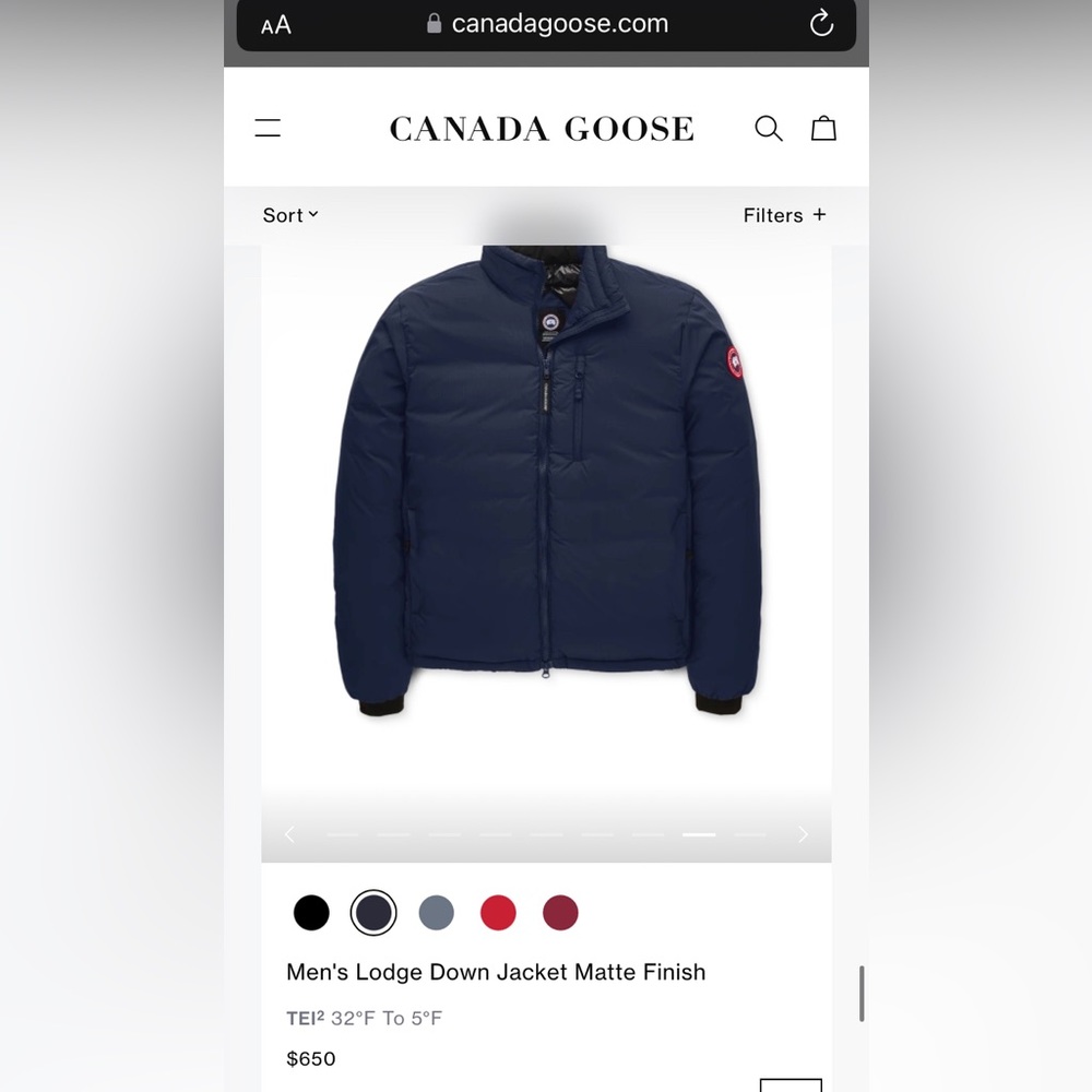Canada goose jacket
